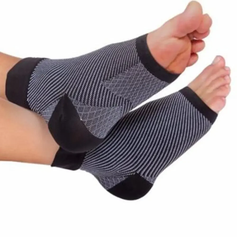 NWT Bitly Compression Socks for Plantar Fasciitis & Achilles Relief , Black, L